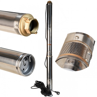 Pompa głębinowa 3.5" MODEL 3/13 Antypiaskowa z kablem 20m